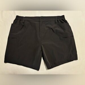 Willit NWT steel gray UPF 50+ zip up shorts, XL